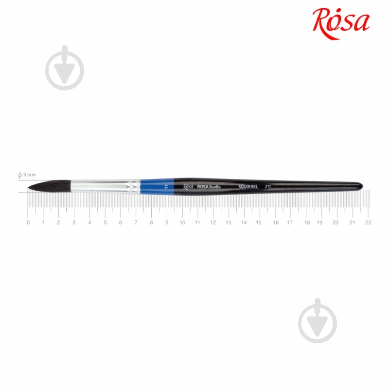 Кисть круглая 211 №11 Rosa Studio - фото 1 Кисть круглая 211 №11 Rosa Studio - фото 1