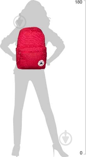 Рюкзак Converse Go 2 Backpack 10017261-610 25 л красный - фото 5