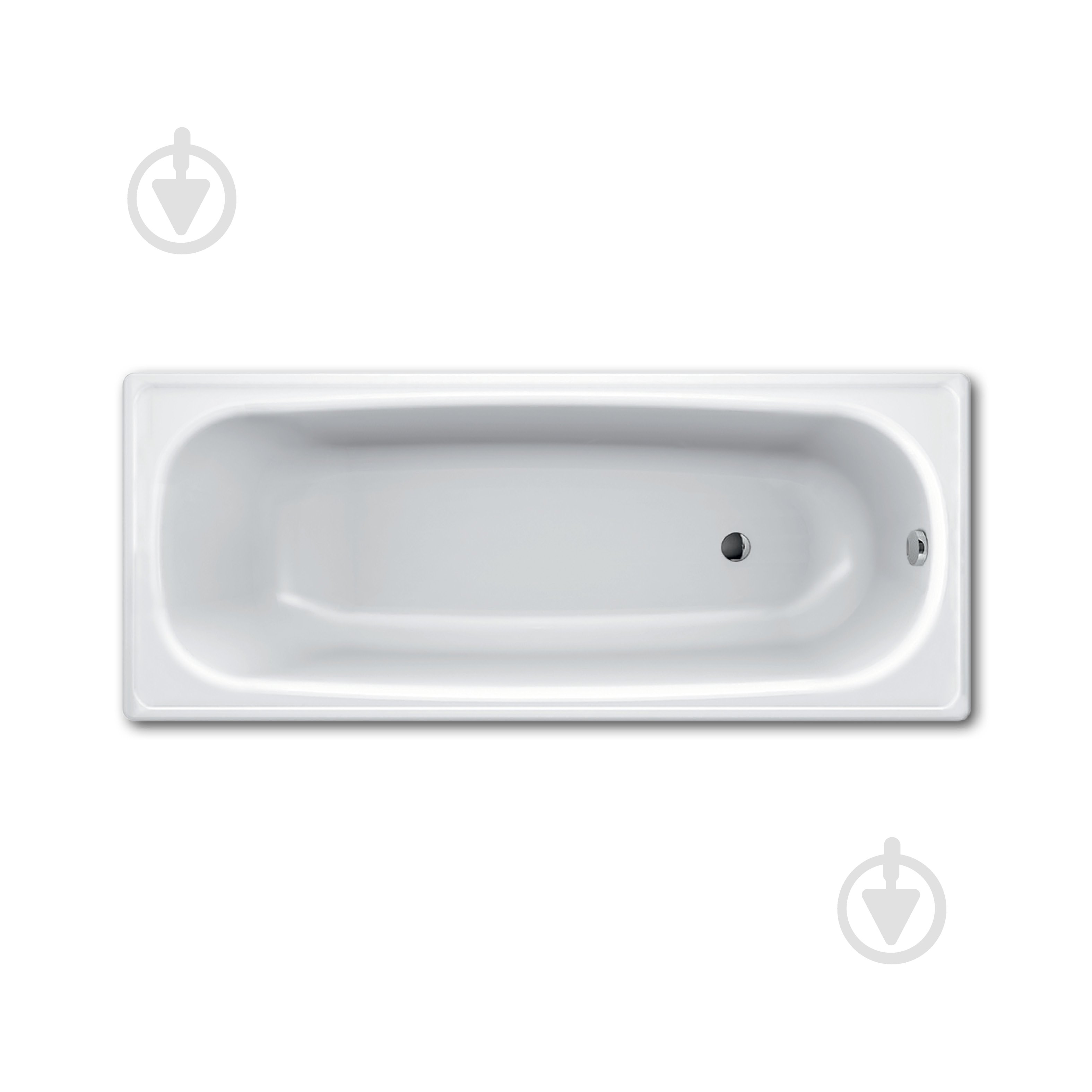 Ванна стальная Koller Pool B70E1200E 170х70 см - фото 1