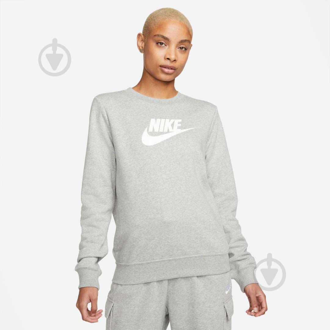 Свитшот Nike DQ5832-063 р.S серый - фото 1