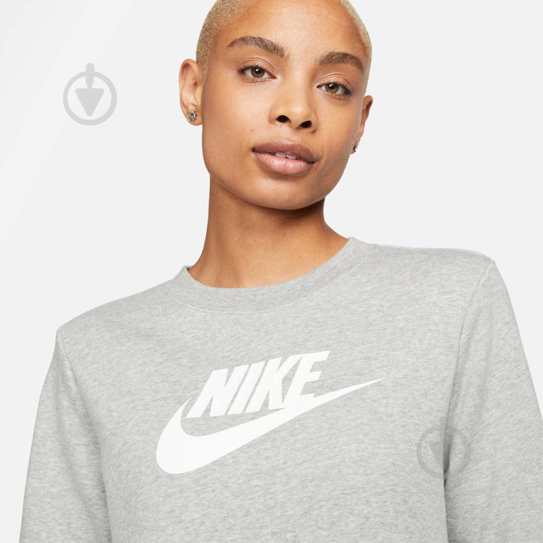 Свитшот Nike DQ5832-063 р.S серый - фото 3