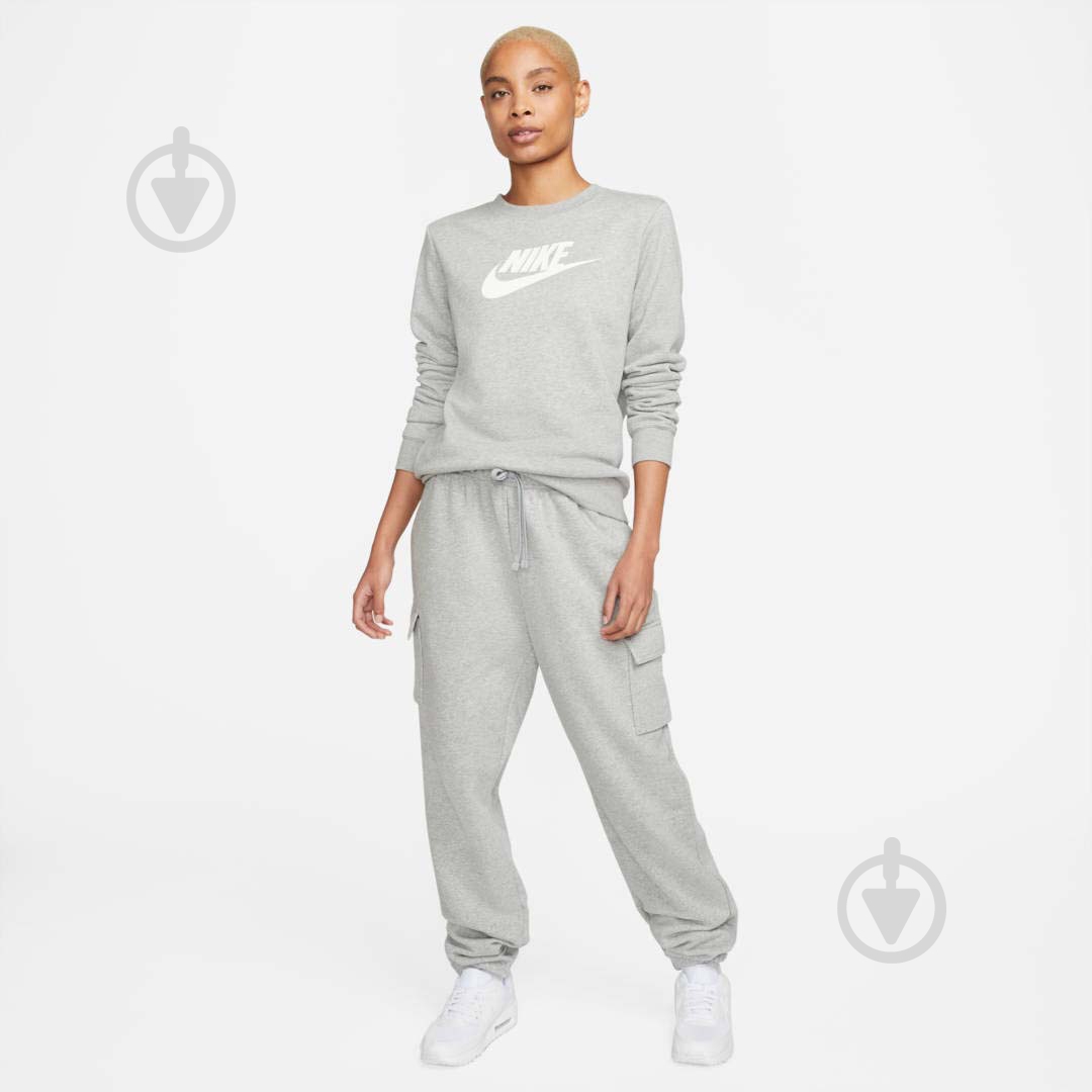 Свитшот Nike DQ5832-063 р.S серый - фото 4
