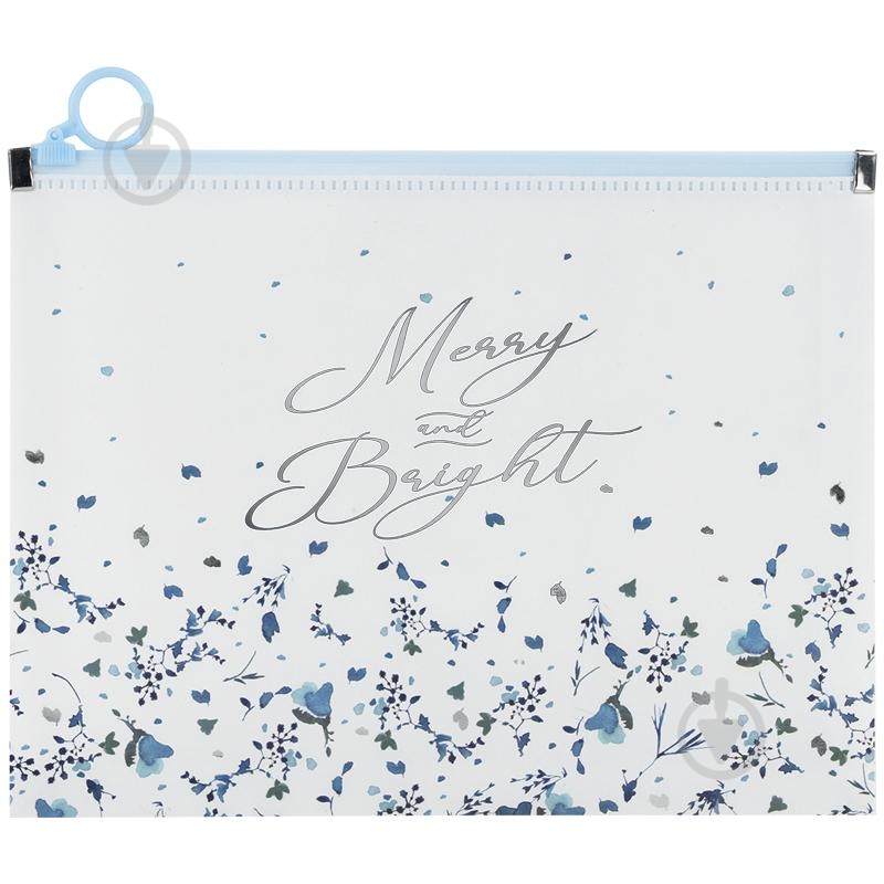 Папка на молнии zip-lock А5+ Flower Symphony-1 Axent - фото 1