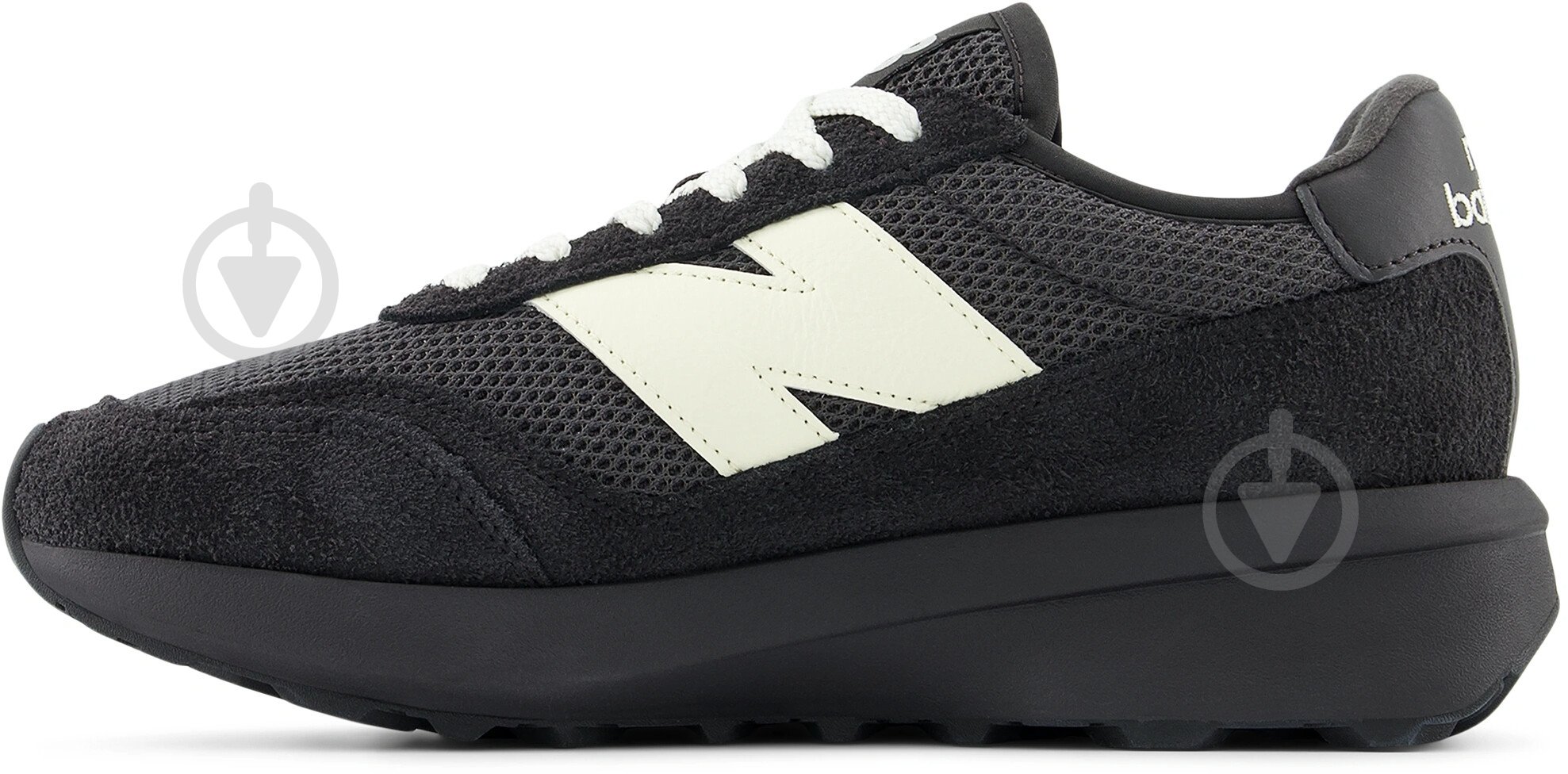 Кроссовки мужские демисезонные New Balance 370 U370PB р.45,5 черные - фото 2 Кроссовки мужские демисезонные New Balance 370 U370PB р.45,5 черные - фото 2