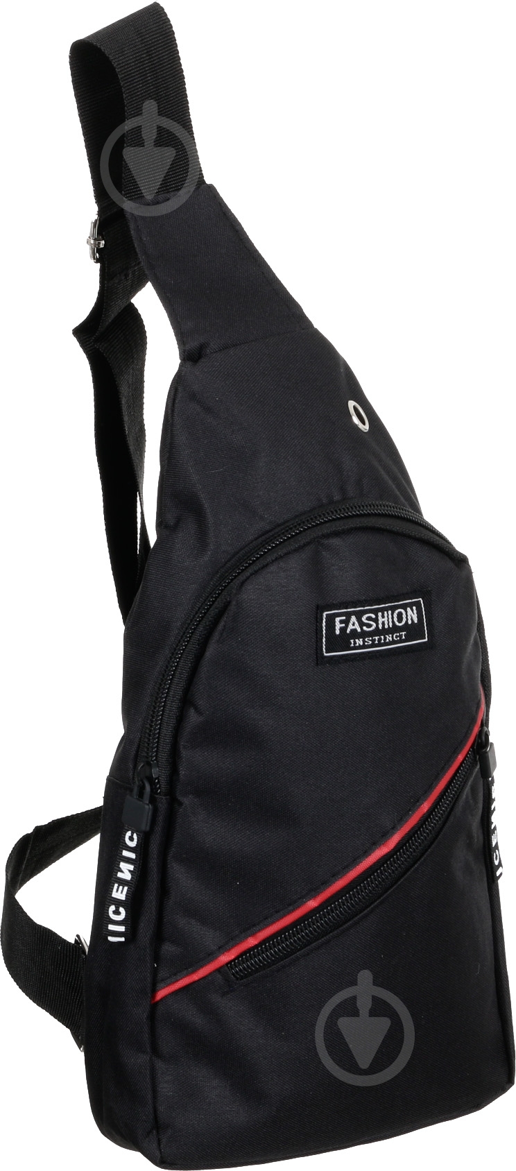 Сумка через плечо Classic треугольная черная - фото 1