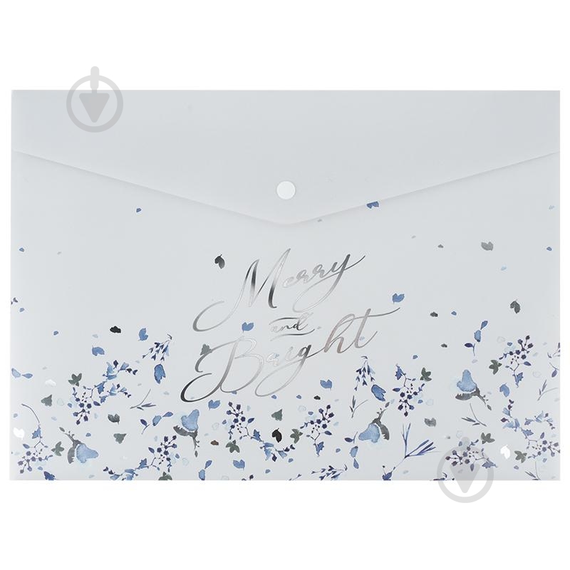 Папка на кнопке А4+ Flower Symphony-1 Axent - фото 1