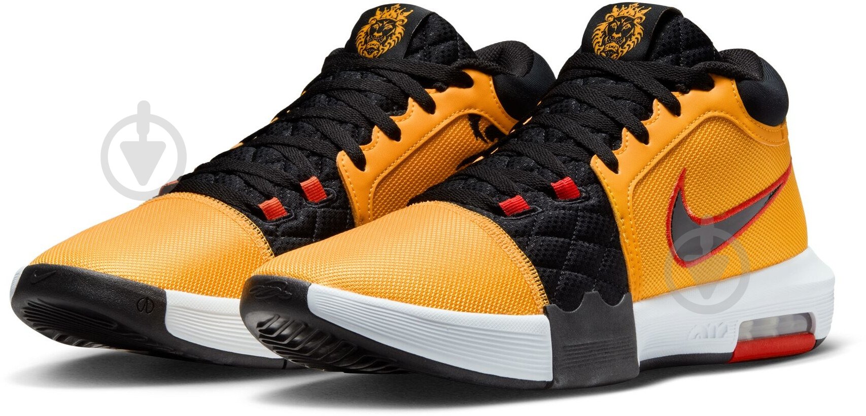 Кросівки чоловічі демісезонні Nike LEBRON WITNESS VIII HQ2139-700 р.44 жовто-чорні - фото 5