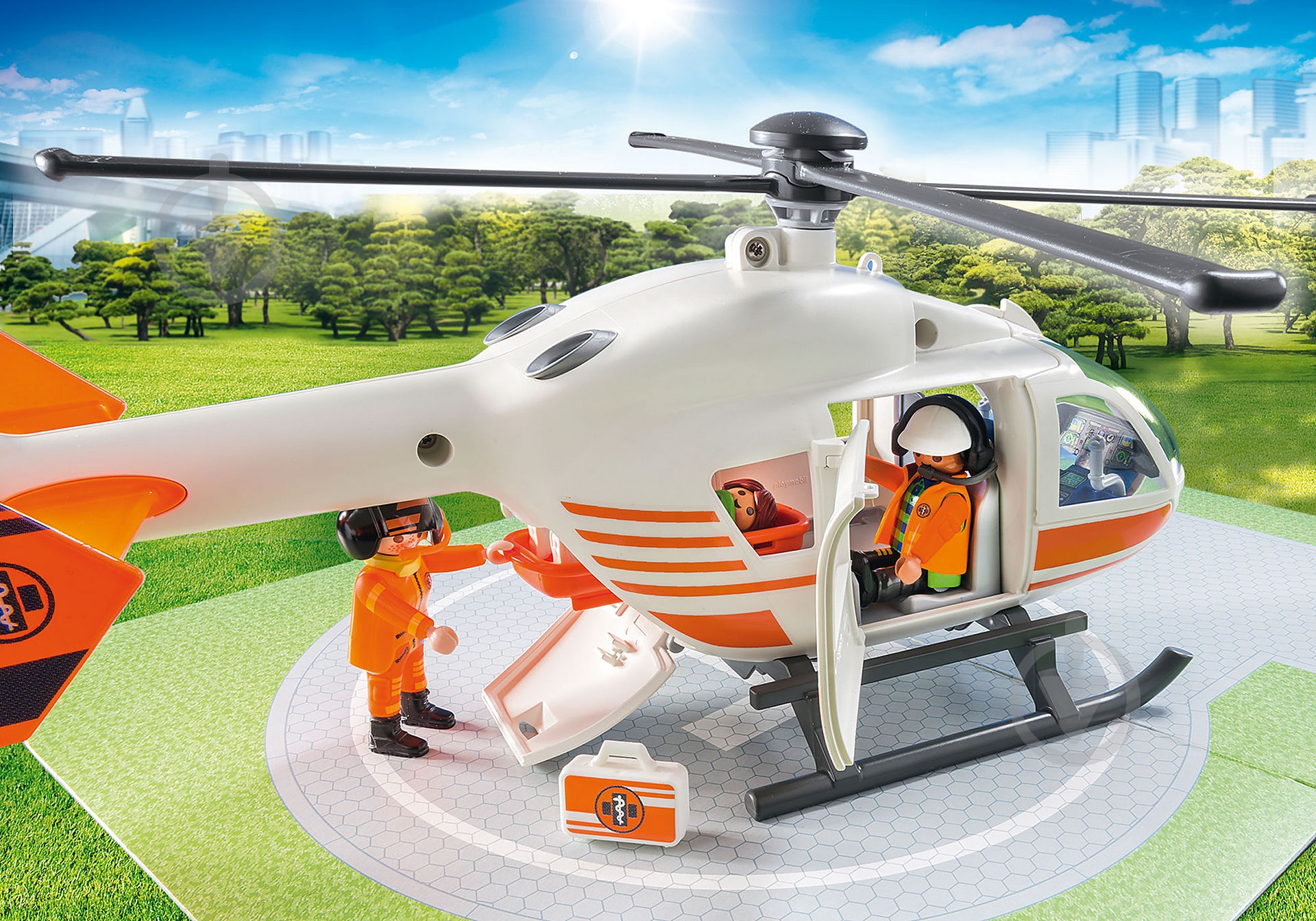Конструктор Playmobil Спасательный вертолет 70048 - фото 5