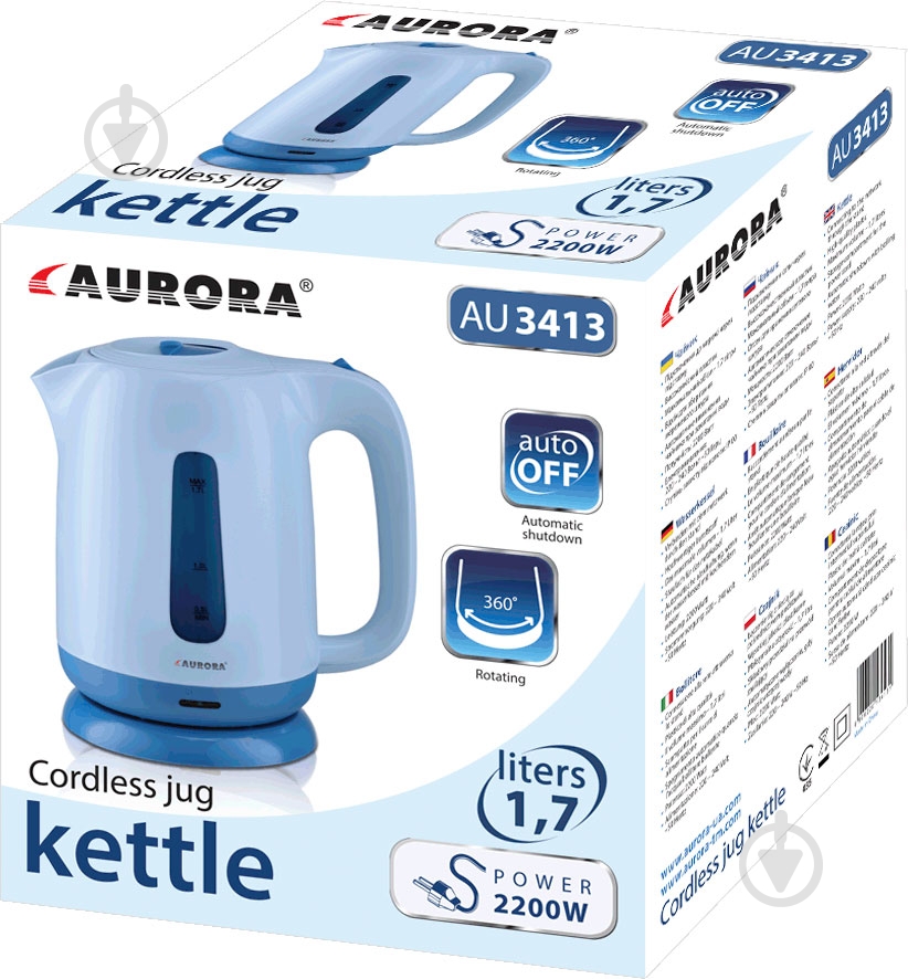 Электрочайник Aurora AU-3413 - фото 2