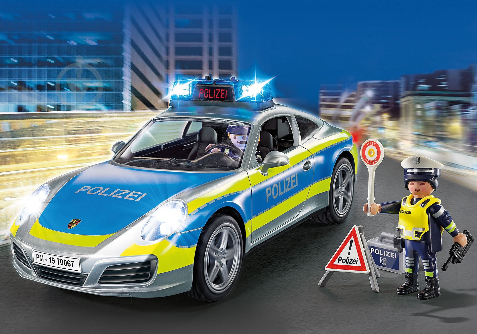ᐉ Конструктор Playmobil Полицейская машина Porsche 911 Carrera 4S