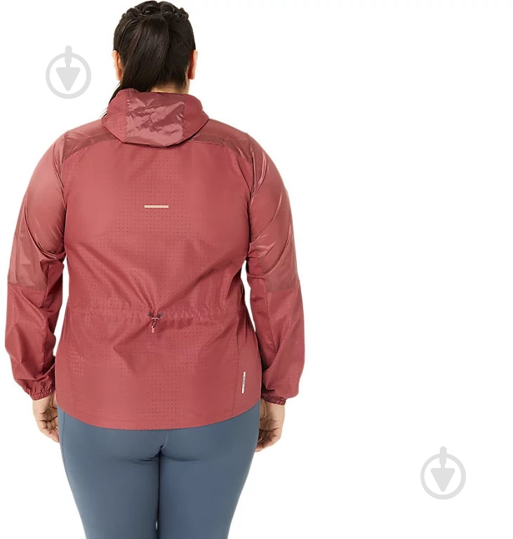 Ветровка Asics NAGINO PACKABLE RUN JACKET 2012C849-600 р.XS красная - фото 4