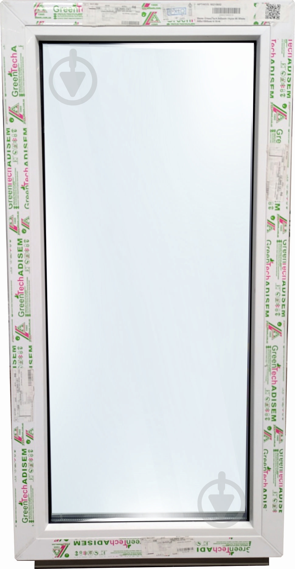 Окно глухое GreenTech 60 600x1000 мм без открывания - фото 1