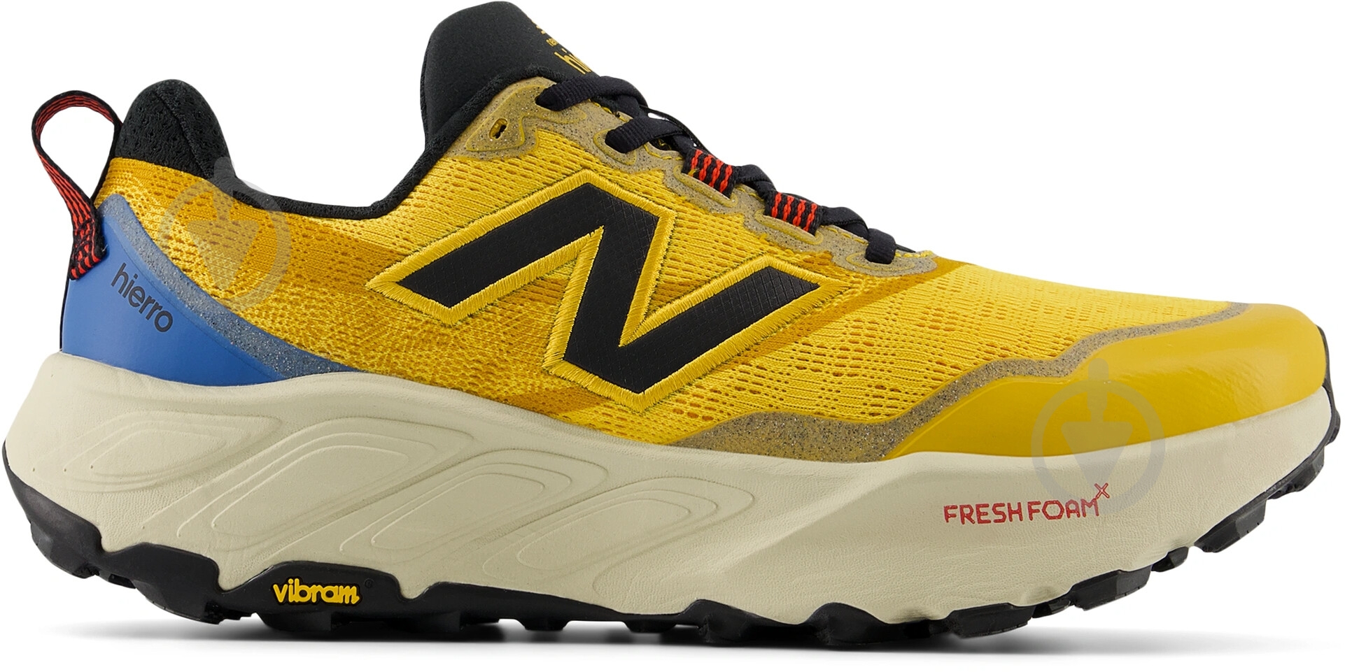 Кросівки чоловічі New Balance Fresh Foam X Hierro v9 MTHIERA9 р.46,5 жовті - фото 1