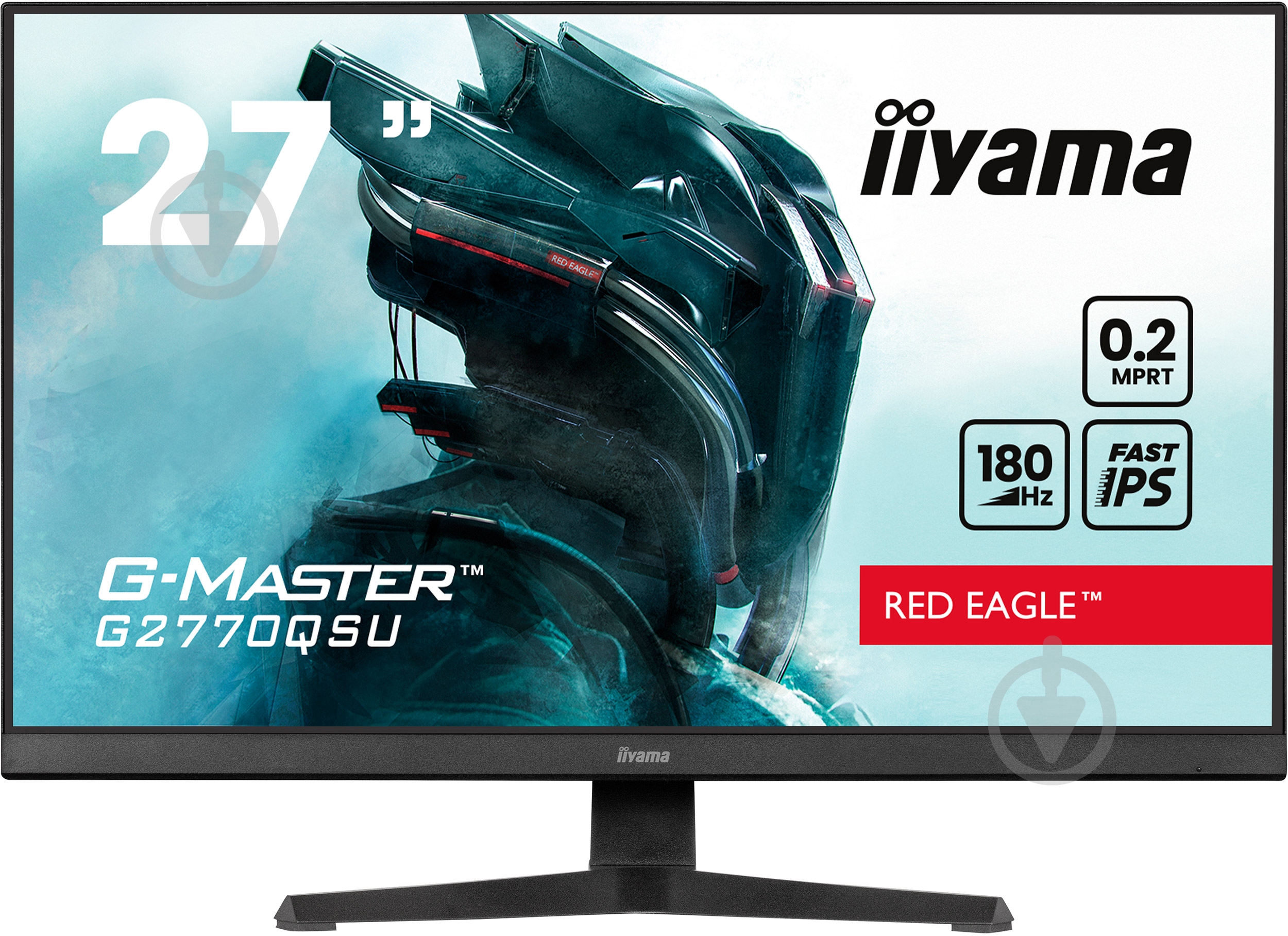 Монитор Iiyama G-Master Red Eagle 27" (G2770QSU-B6) - фото 1