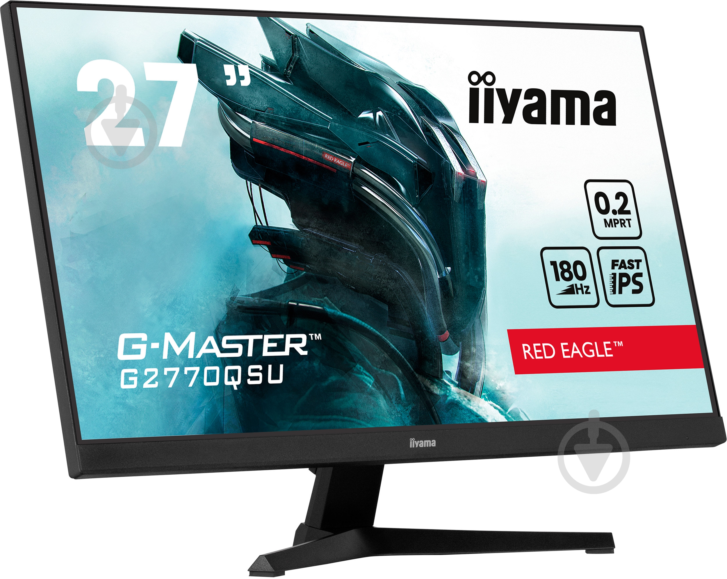 Монитор Iiyama G-Master Red Eagle 27" (G2770QSU-B6) - фото 4