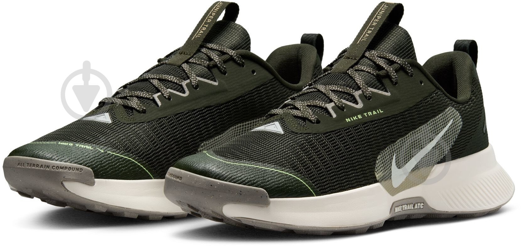 Кроссовки мужские Nike Juniper Trail 3 FQ0904-301 р.44 темно-зеленые - фото 5 Кроссовки мужские Nike Juniper Trail 3 FQ0904-301 р.44 темно-зеленые - фото 5