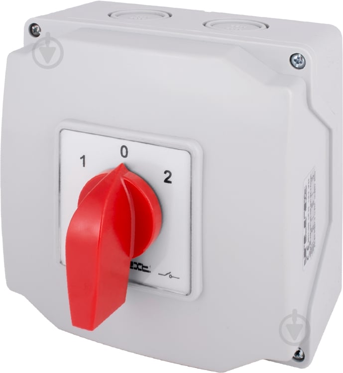 Переключатель пакетный E.NEXT LK40/3.323-ОВ/45 в корпусе 3p 1-0-2 40А IP44 8634-200 - фото 1