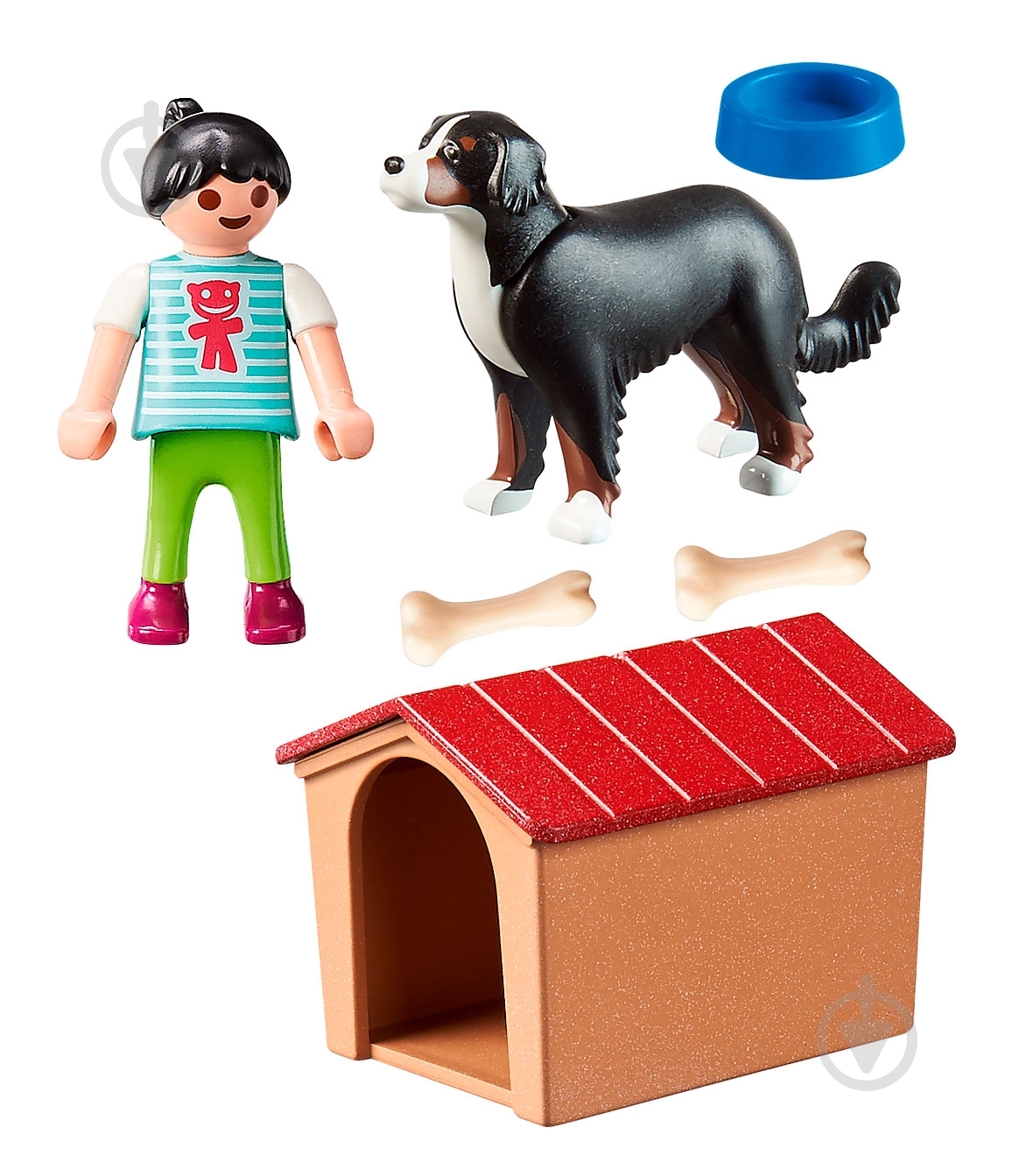 Конструктор Playmobil Девушка и собака с будкой 70136 - фото 2