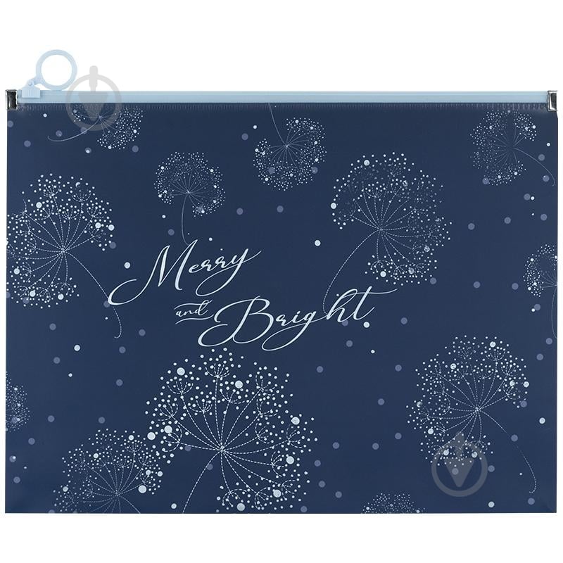 Папка на молнии zip-lock А4+ Flower Symphony-4 Axent - фото 1