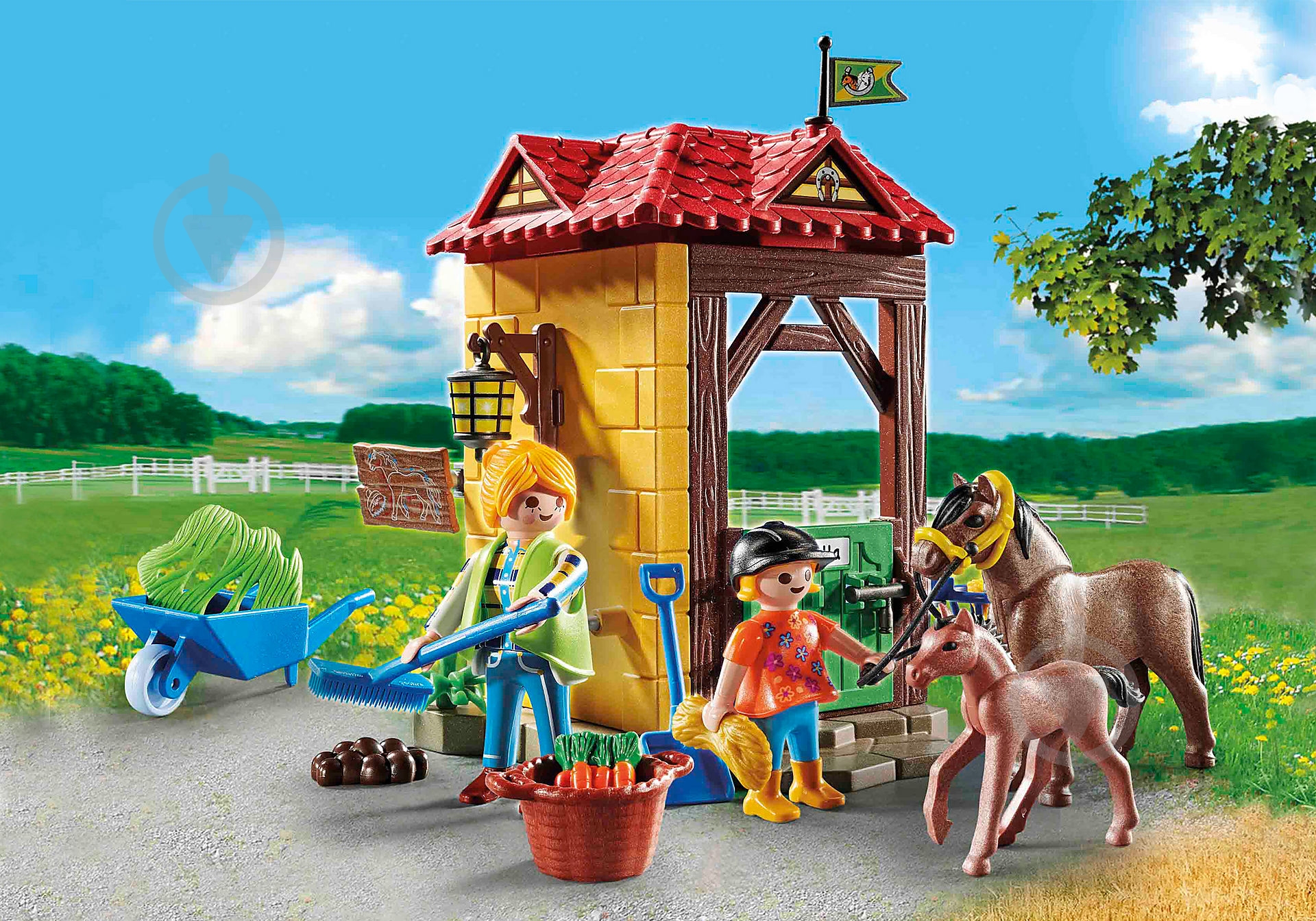 Конструктор Playmobil Конная ферма 70501 - фото 3