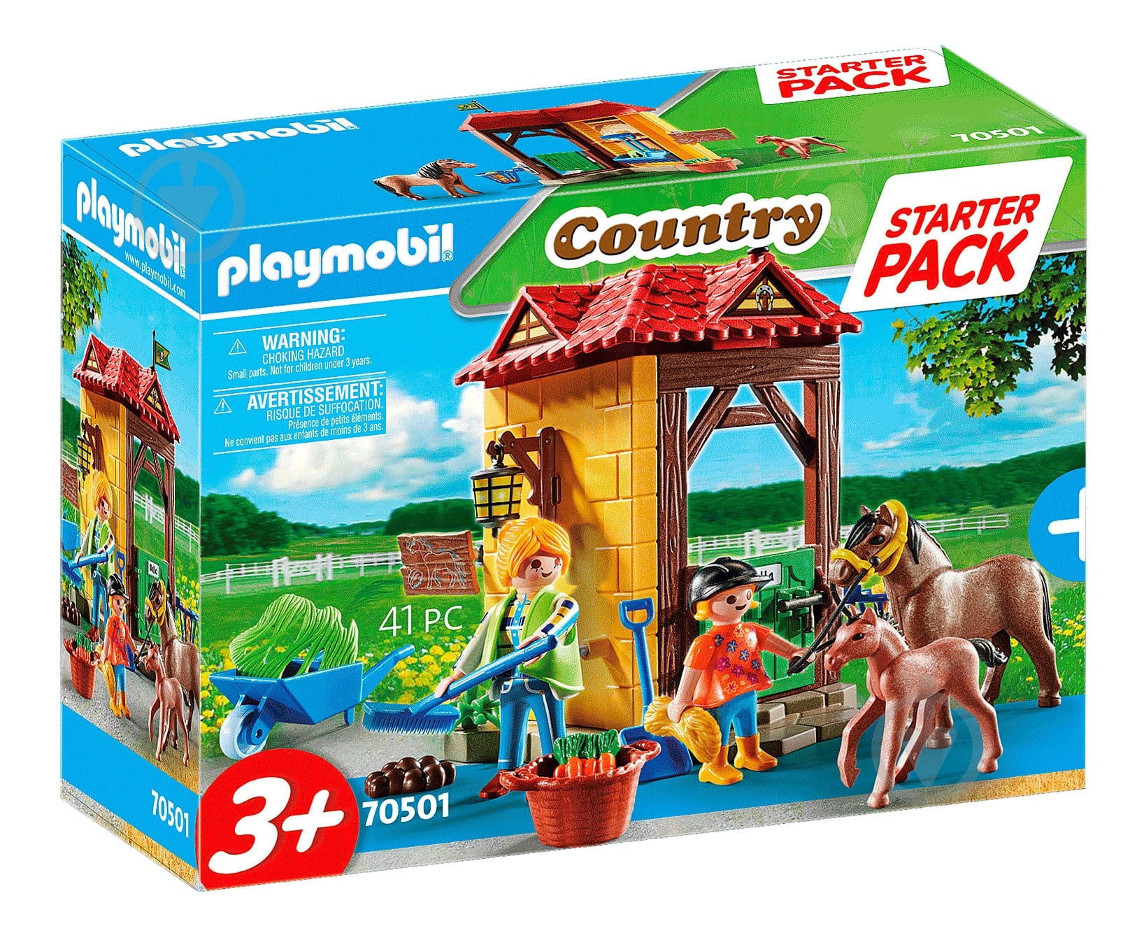 Конструктор Playmobil Конная ферма 70501 - фото 1