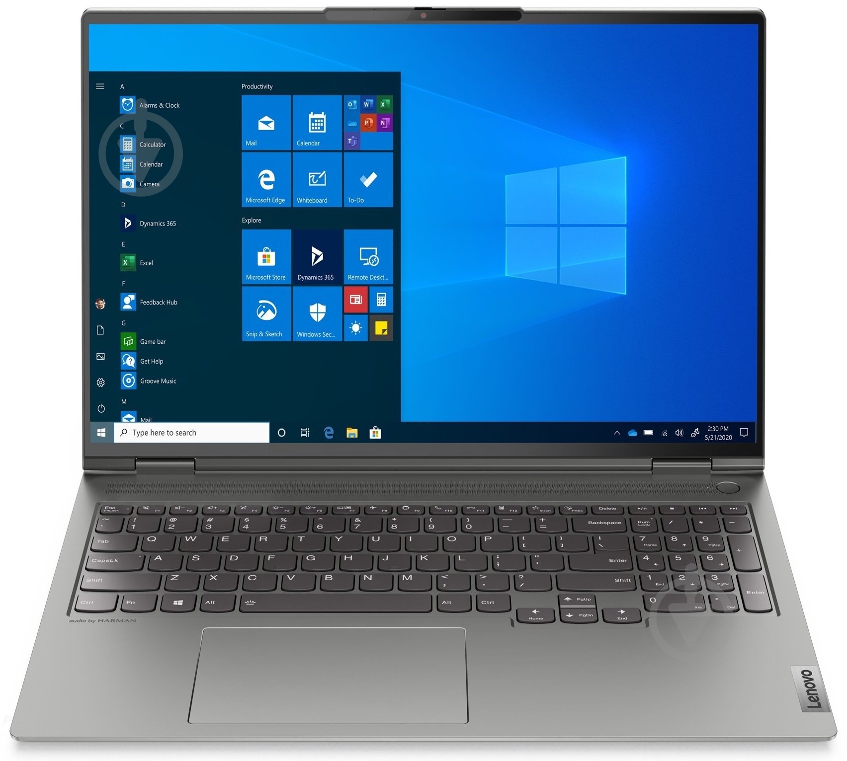 Ноутбук Lenovo ThinkBook 16p 16 (20YM000ARA) grey - фото 1