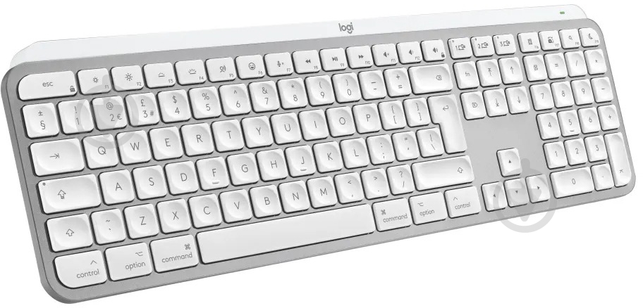 Клавиатура беспроводная Logitech MX Keys S for Mac Wireless (920-011638) pale grey - фото 1