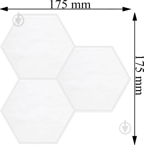 Плитка Cifre Водевиль вайт 17,5x17,5 см - фото 2