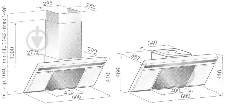 Вытяжка Zirtal KD-IN1 60 ICE - фото 2 Вытяжка Zirtal KD-IN1 60 ICE - фото 2