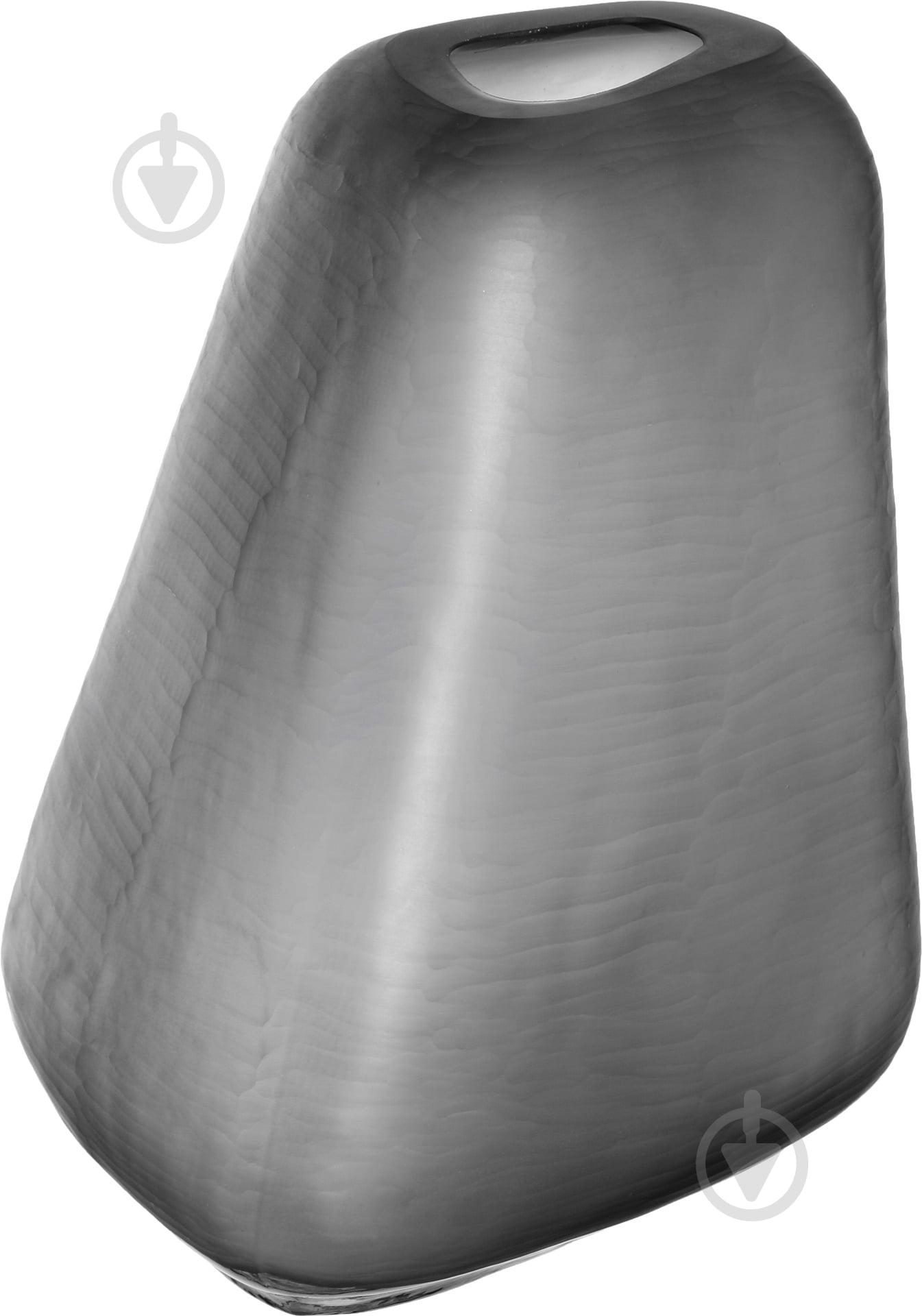 Ваза стеклянная Stone 45 см 45 см серая Другое - фото 2