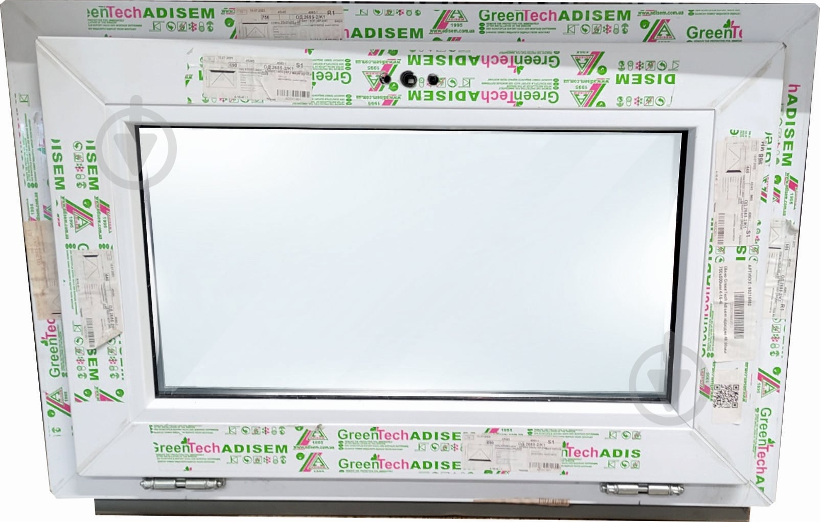 Вікно відкидне GreenTech 60 750x500 мм верхнє - фото 1 Вікно відкидне GreenTech 60 750x500 мм верхнє - фото 1