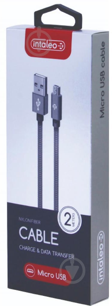 Кабель Intaleo CBGNYM2 Micro USB 2 м серый (1283126477683) - фото 2 Кабель Intaleo CBGNYM2 Micro USB 2 м серый (1283126477683) - фото 2