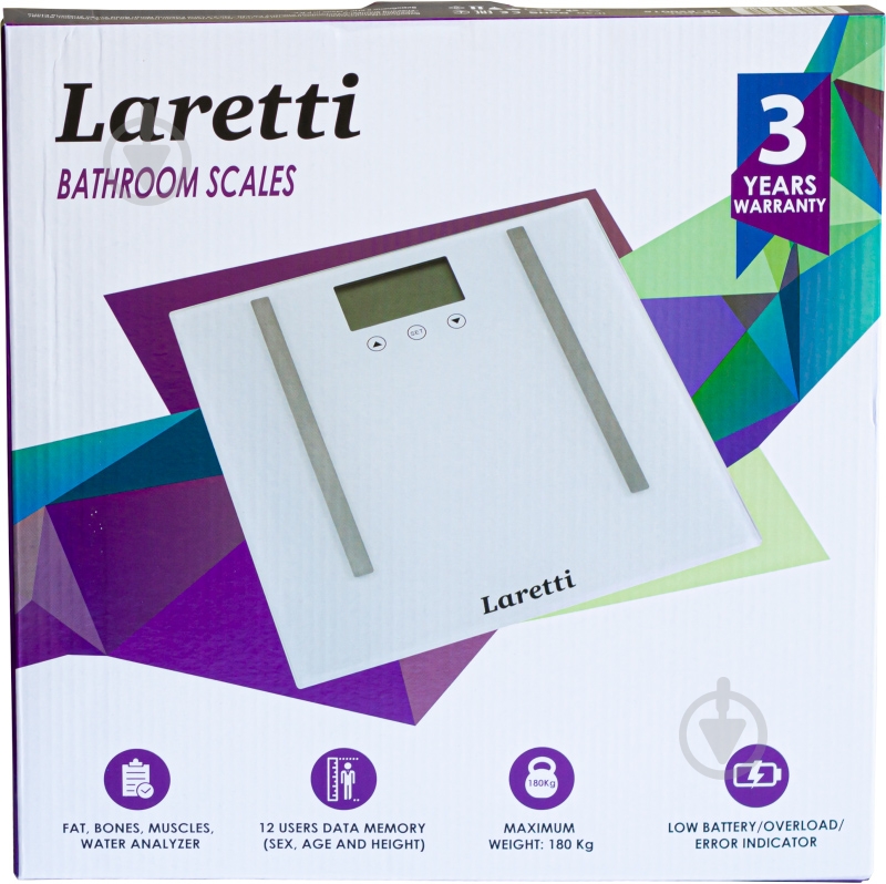 Весы напольные Laretti LR-BS0015 - фото 5