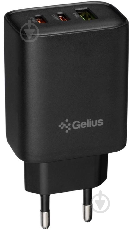 Зарядний пристрій Gelius Power Pulse GP-HC057 65W USB+2Type-C (QC/PD/PPS) Black - фото 4