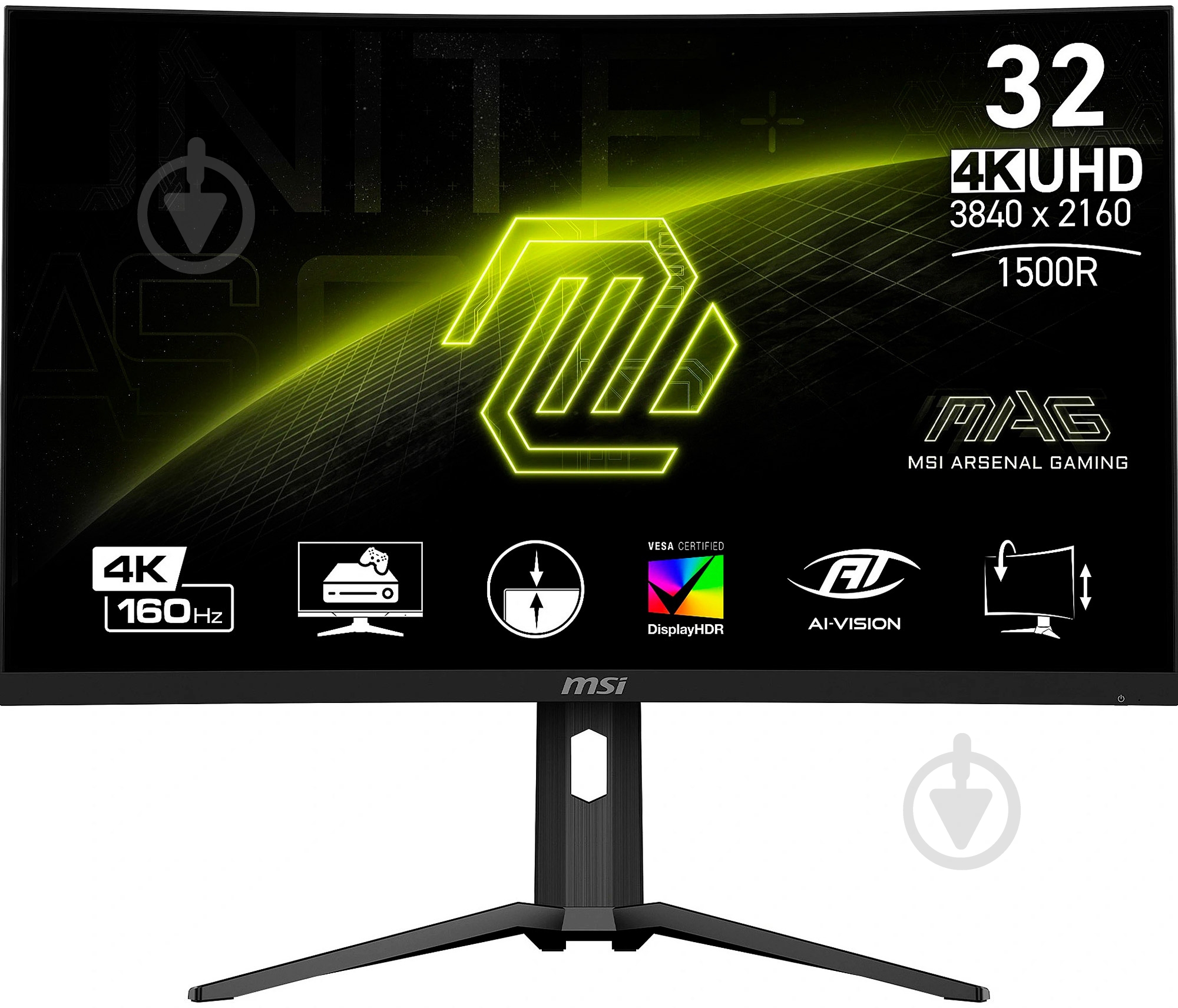 Монітор MSI 31,5" (MAG 321CUP) - фото 1