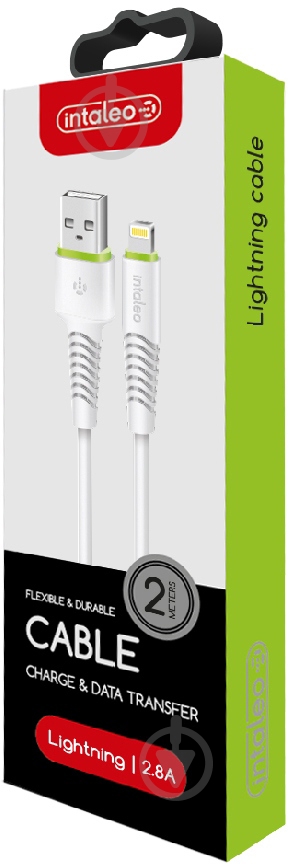 Кабель Intaleo CBFLEXL2 Lightning 2 м белый (1283126521416) - фото 5 Кабель Intaleo CBFLEXL2 Lightning 2 м белый (1283126521416) - фото 5