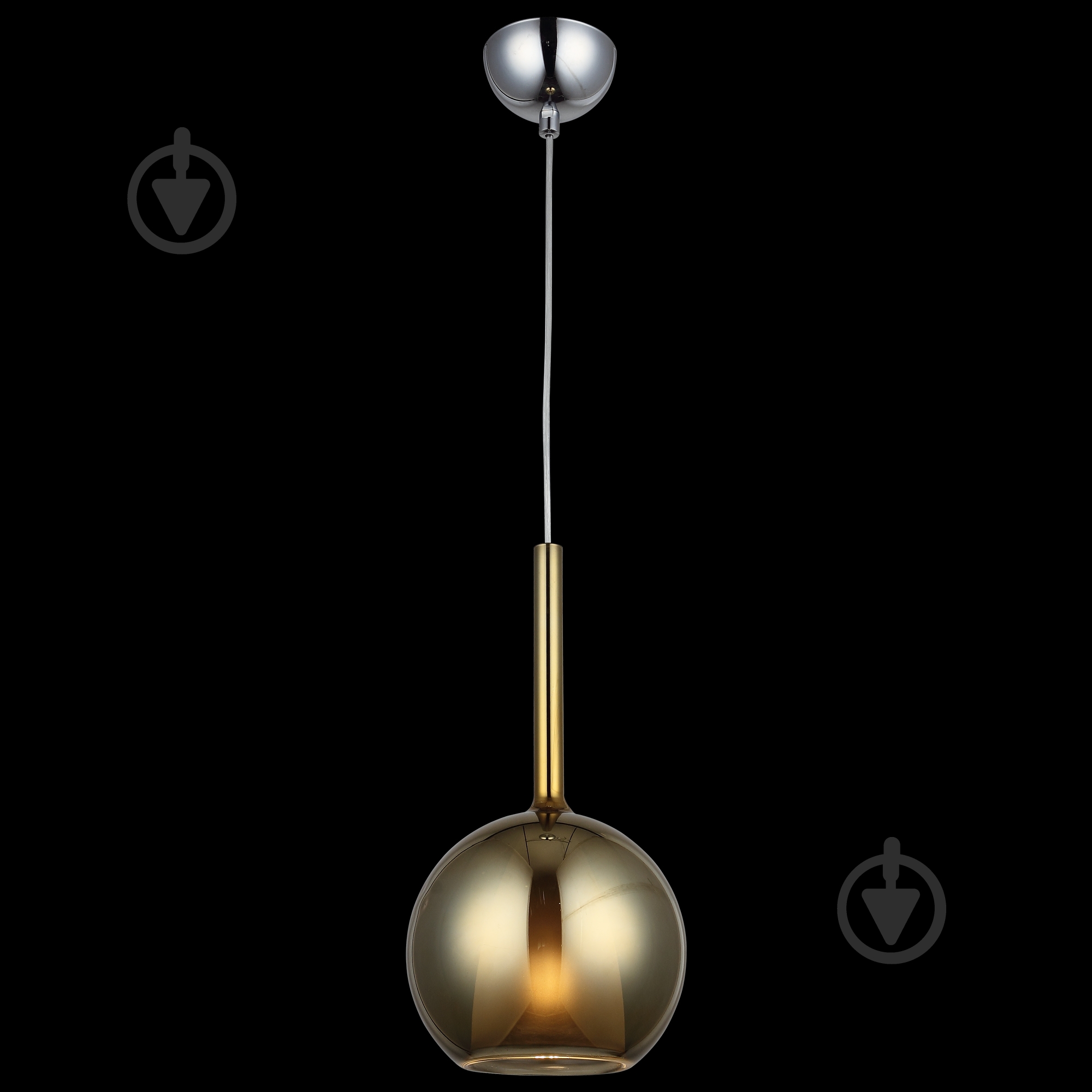 ВІТРИНА! Люстра підвісна Vio Concept Fanza 1x40 Вт Е27 хром 1481-51-01-GD - фото 1