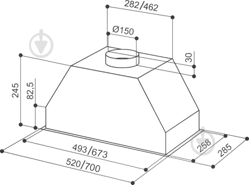 Вытяжка Best P 580 IX - фото 7 Вытяжка Best P 580 IX - фото 7