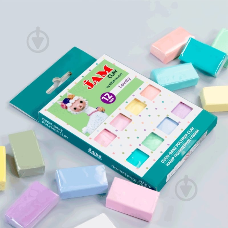 Набір пластики Jam Clay Lovely 12х20 г - фото 3