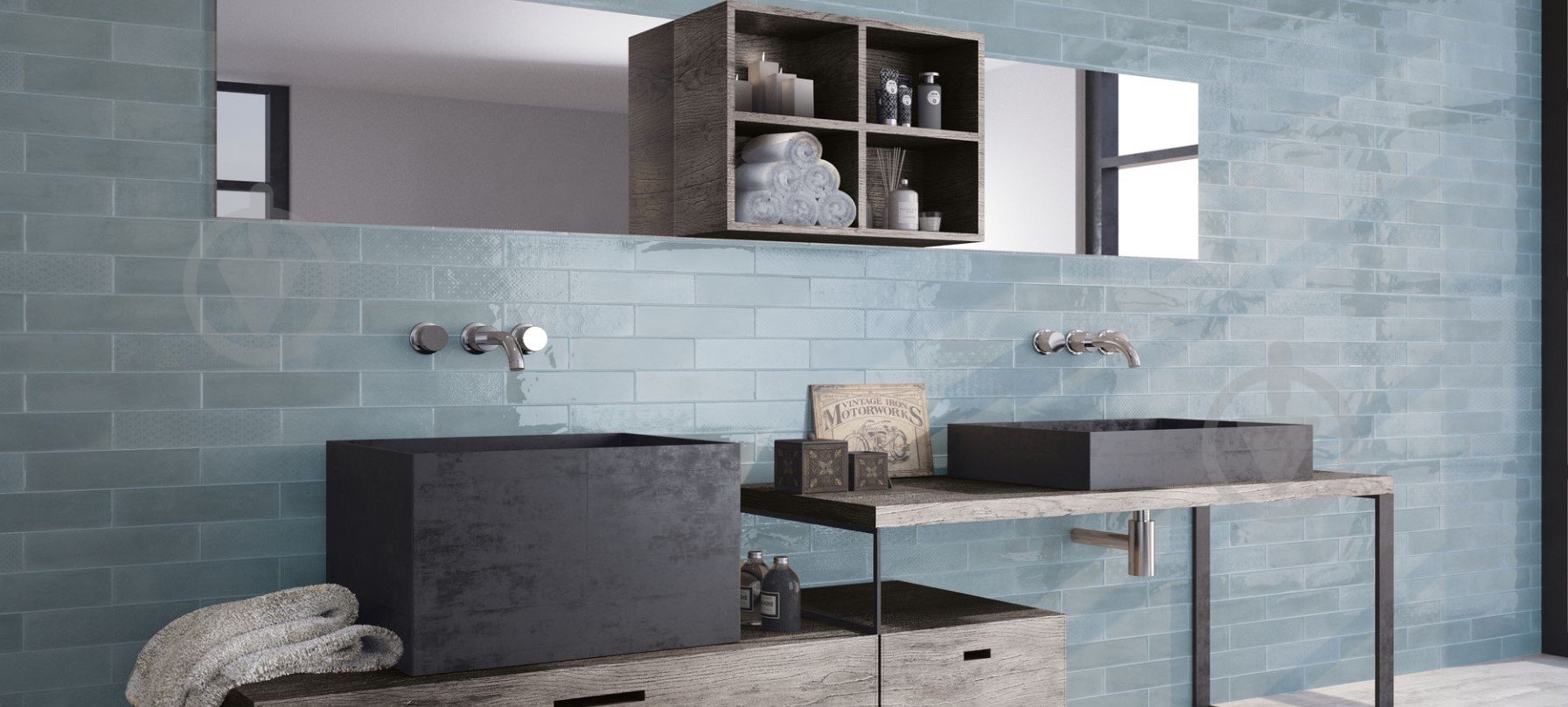 Плитка Cifre Decor Opal Sky 7,5x30 - фото 5