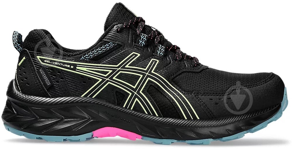 Кроссовки женские Asics GEL-VENTURE 9 WATERPROOF 1012B519-002 р.38 черные - фото 2