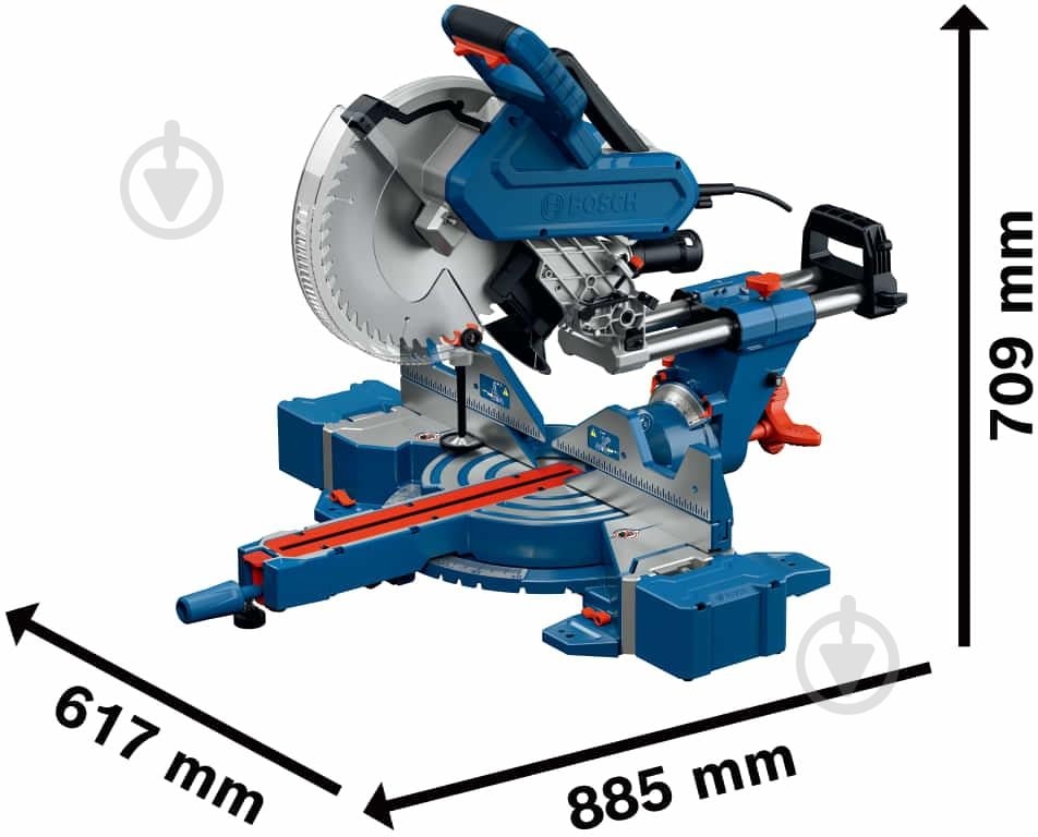 Пила торцовочная Bosch PRO GCM 340-305 D - фото 3