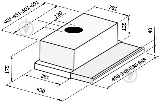 Вытяжка Zirtal AIRBUS 60 BL - фото 4 Вытяжка Zirtal AIRBUS 60 BL - фото 4