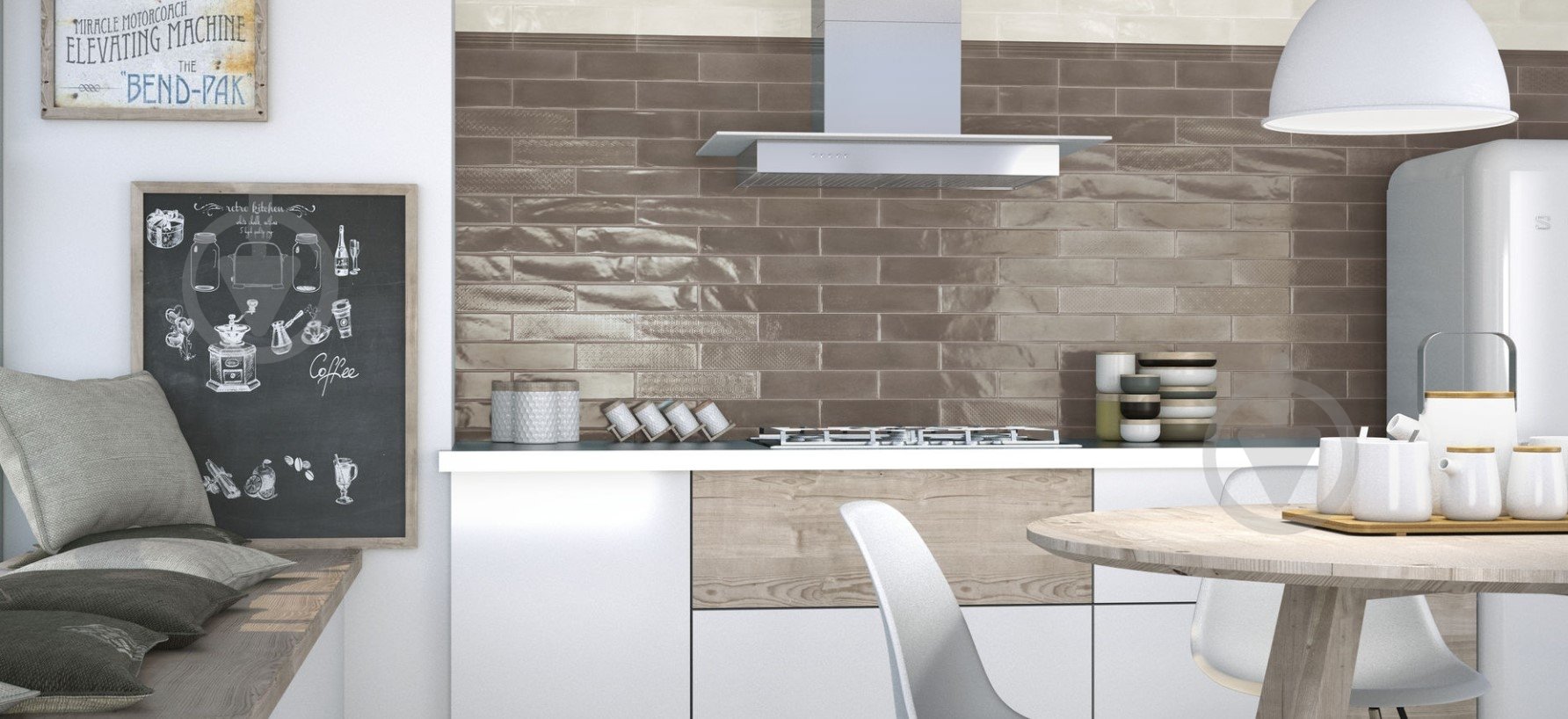 Плитка Cifre Decor Opal White 7,5x30 - фото 6 Плитка Cifre Decor Opal White 7,5x30 - фото 6