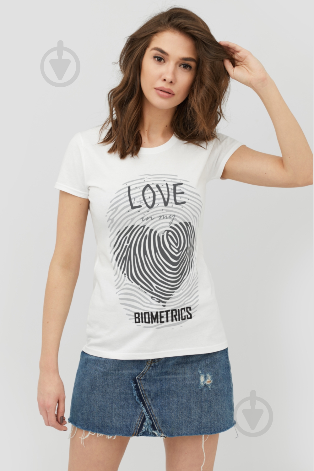 Футболка YAPPI Basic 1702226 р.L белый - фото 2