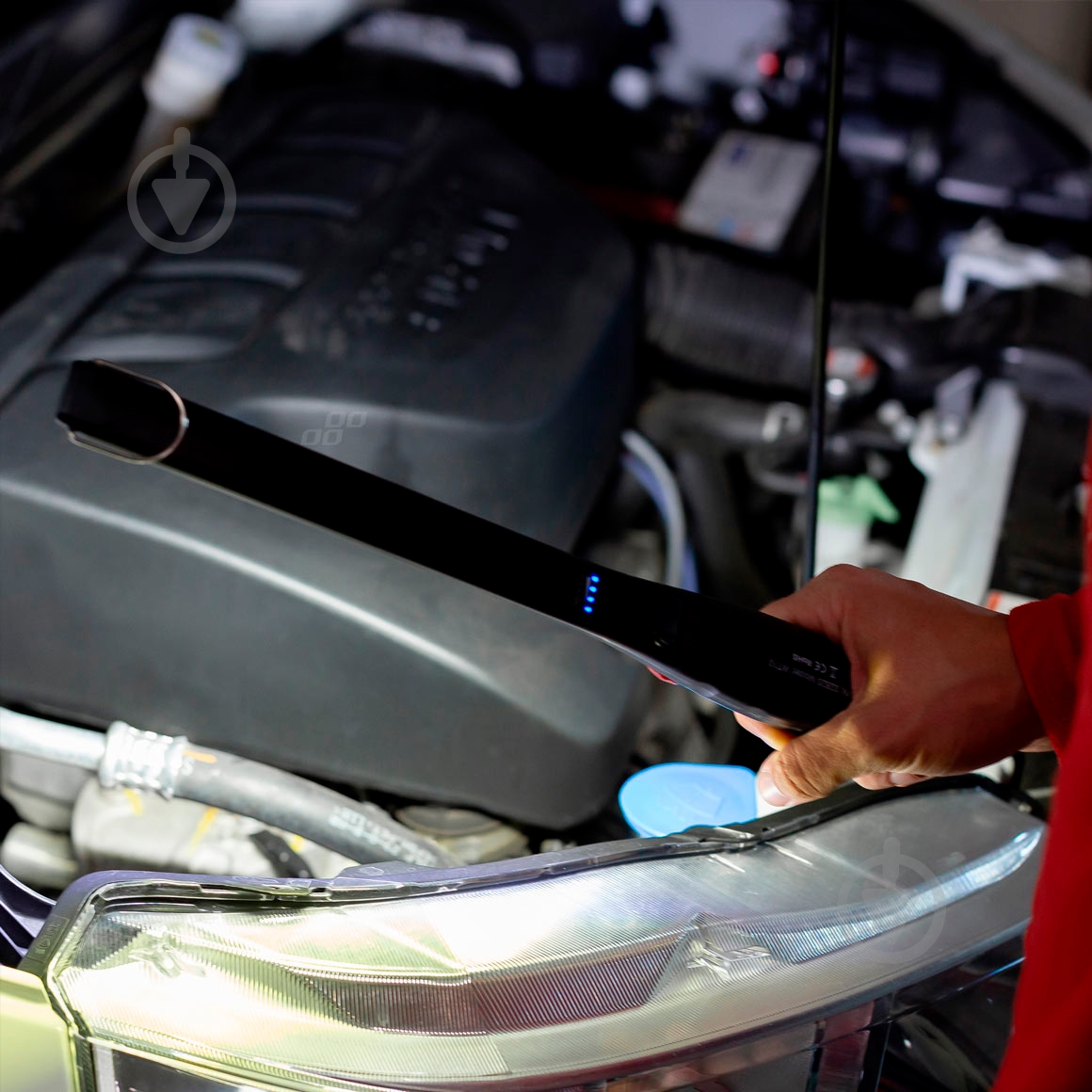 Фонарик AMiO WT10 красно-черный - фото 8