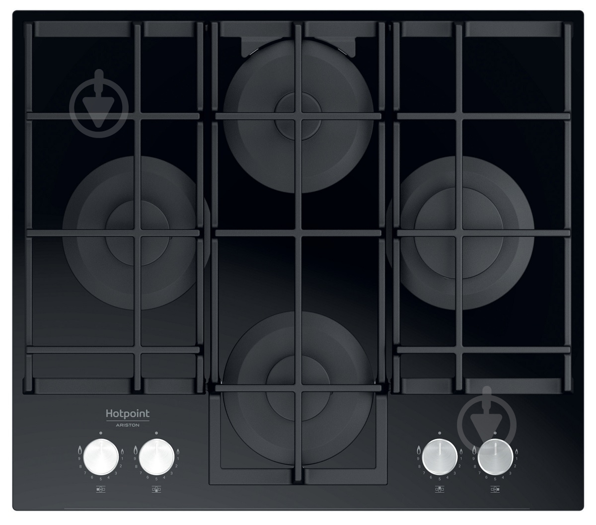 Варильна поверхня газова Whirlpool HAGS 61F/BK - фото 1