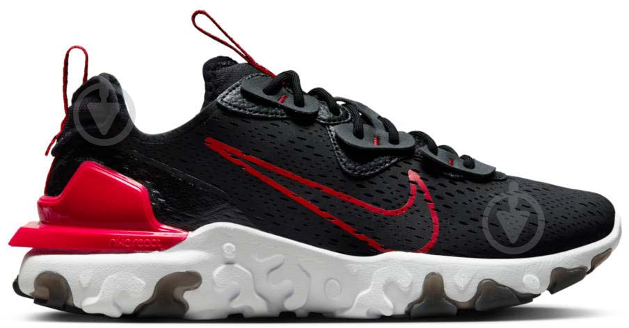 Кросівки чоловічі демісезонні Nike React Vision FB3353-001 р.43 чорні - фото 3