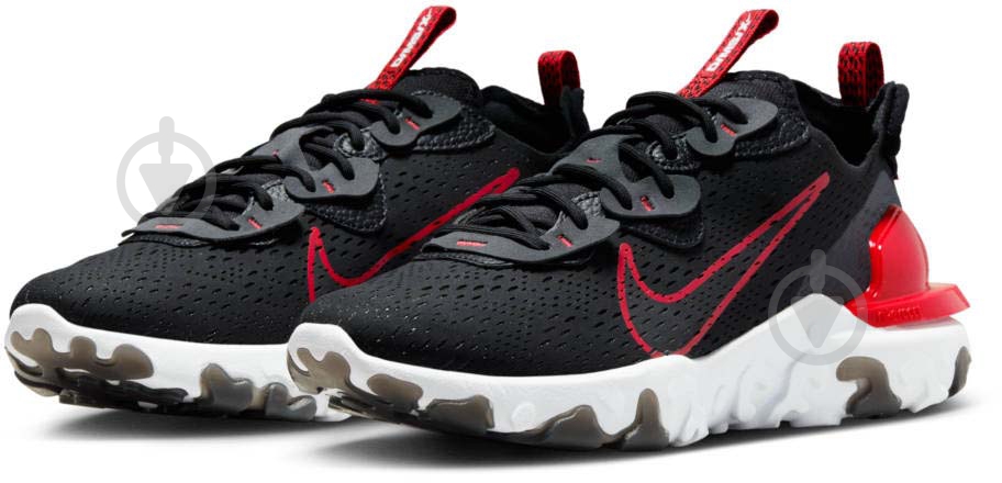 Кросівки чоловічі демісезонні Nike React Vision FB3353-001 р.43 чорні - фото 5