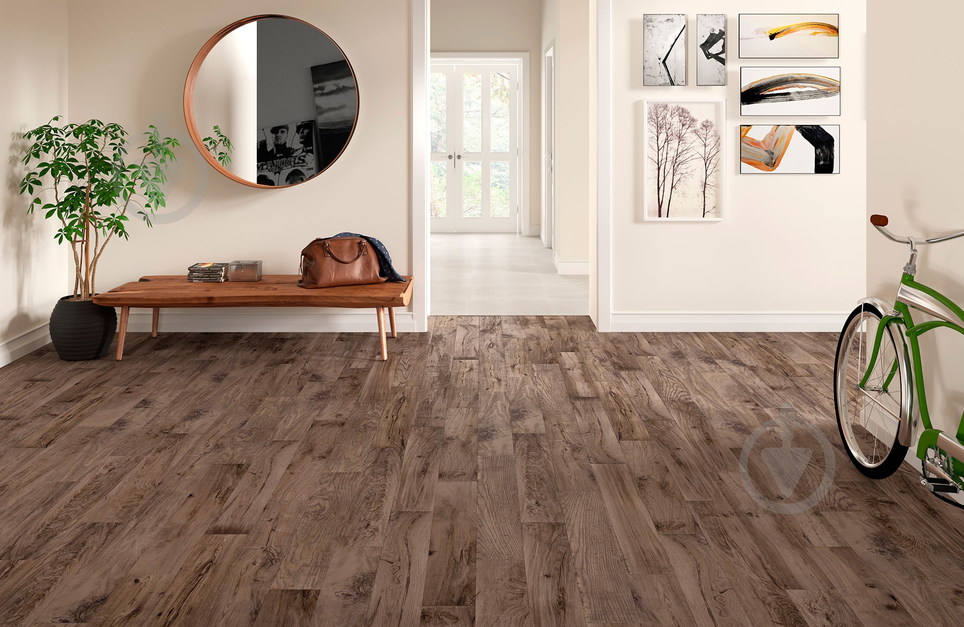 Плитка Zeus Ceramica Allwood brown ZZXWU6R 15x90 - фото 5